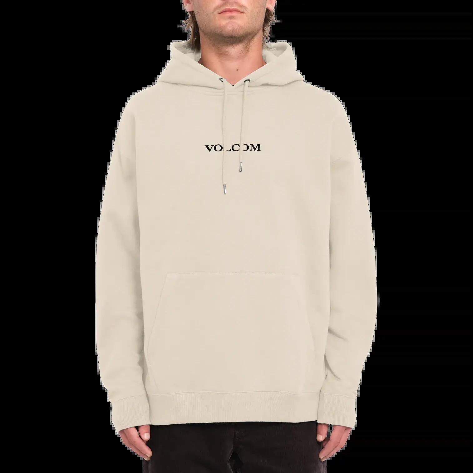 Felpa con cappuccio Volcom VOLCOM STONE PO FLEECE Grigio Polvere 1/2