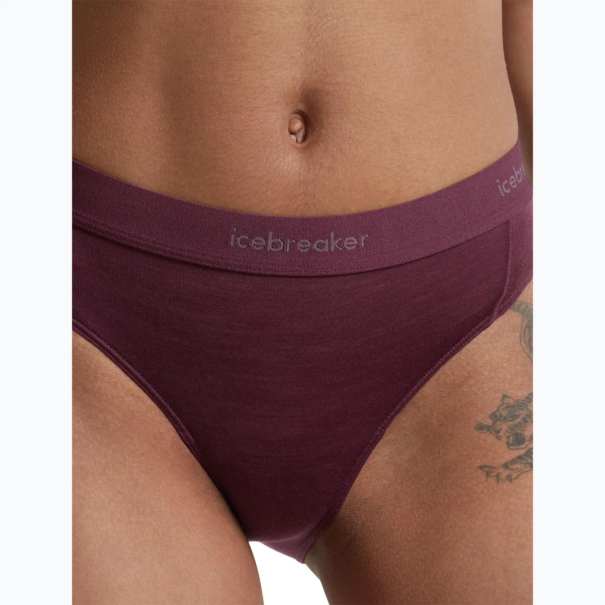Slip brasiliano termico da donna Icebreaker Merino 125 Cool-Lite Sprite Hipster 6/7