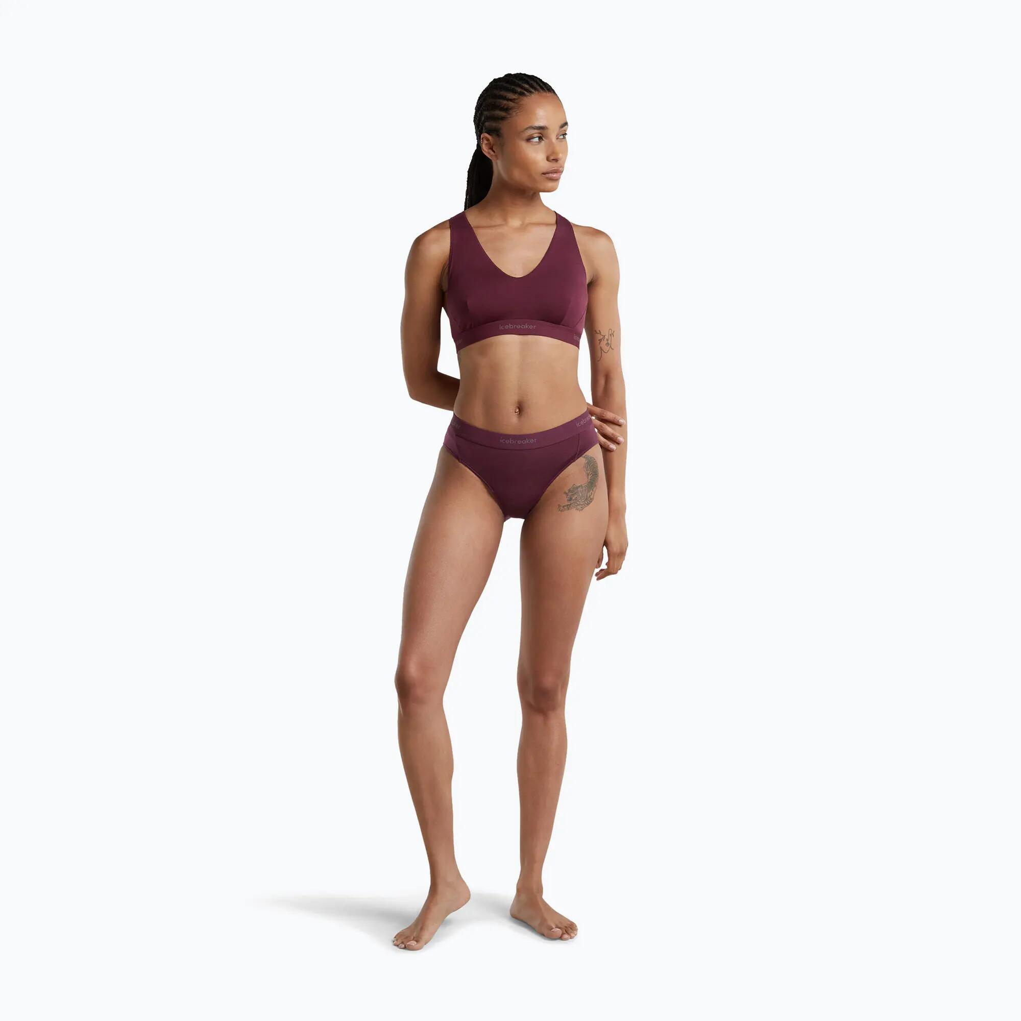 Slip brasiliano termico da donna Icebreaker Merino 125 Cool-Lite Sprite Hipster 3/7