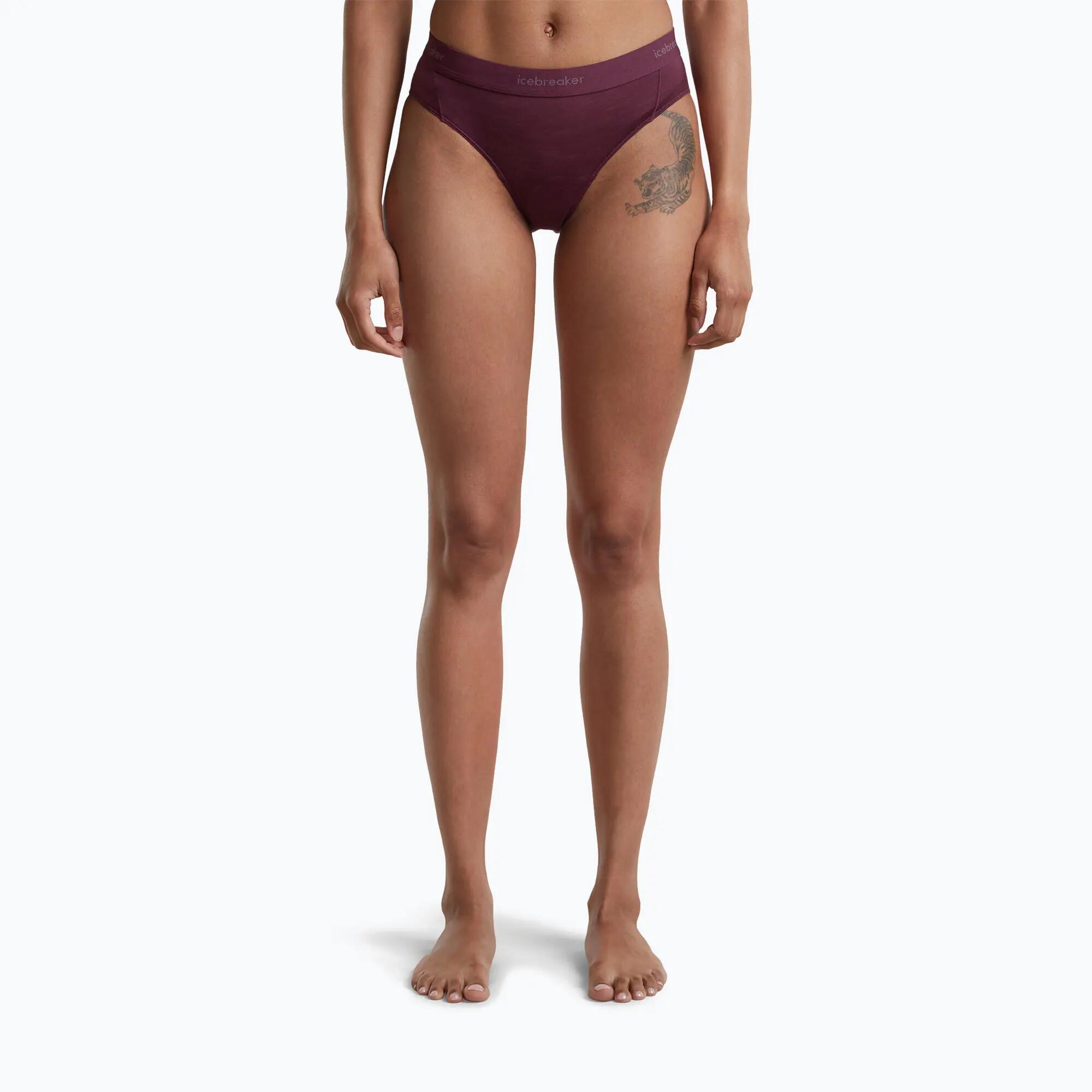 Slip brasiliano termico da donna Icebreaker Merino 125 Cool-Lite Sprite Hipster 2/7