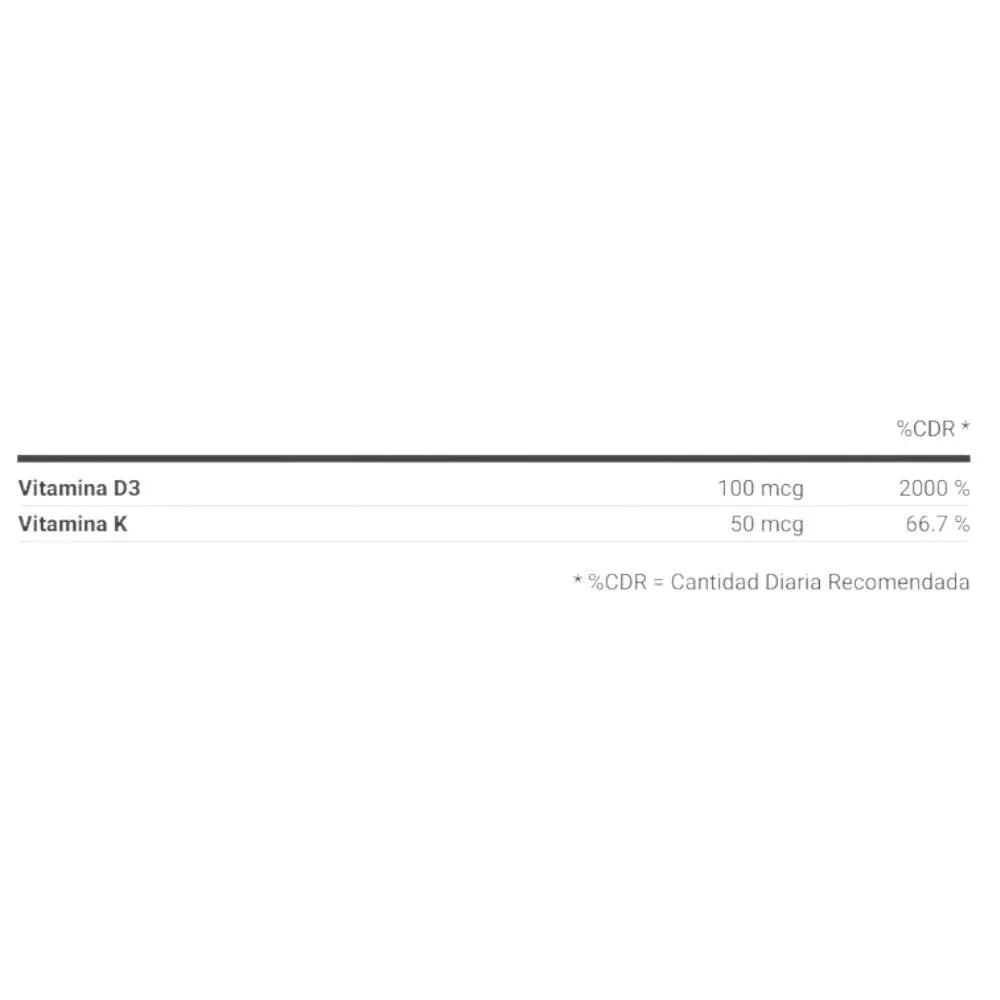 Complemento de vitamina D3 y K2 - 60 perlas softgel 2/2