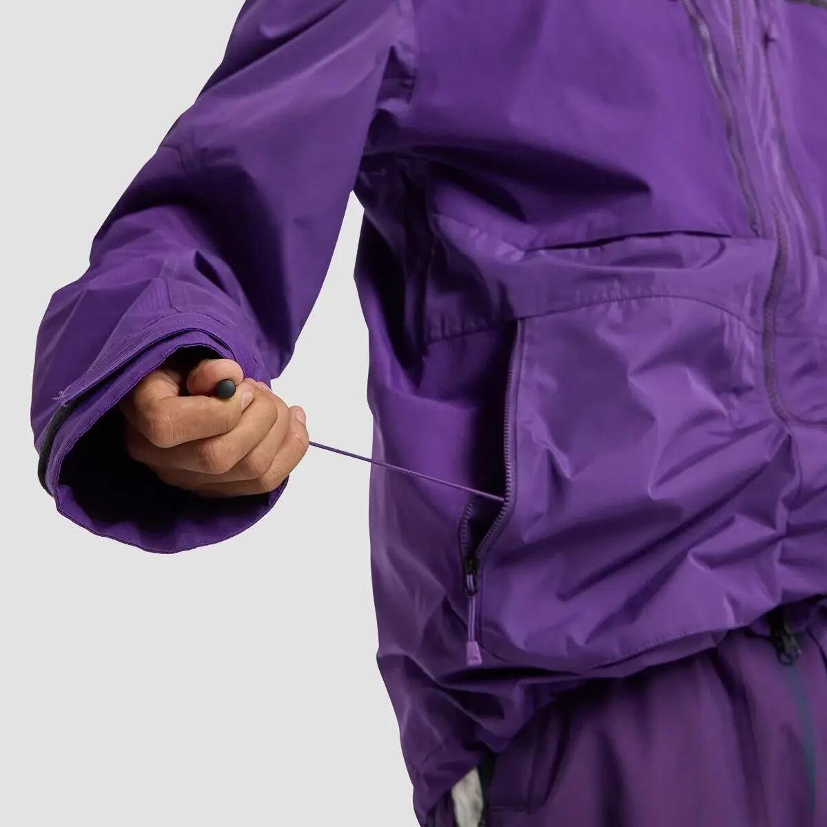 Casaco de snowboard com capuz e zíper Burton Frostner 2L Roxo Imperial 4/4