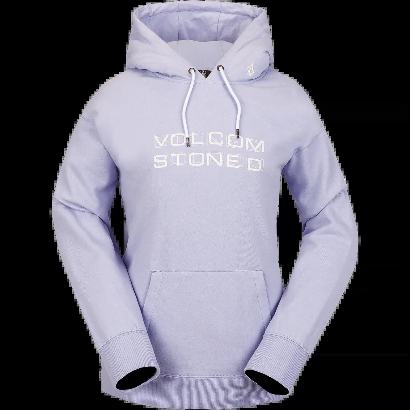 Sweatshirt com capuz Volcom COSTUS P/O FLEECE Lilás Cinza 1/2