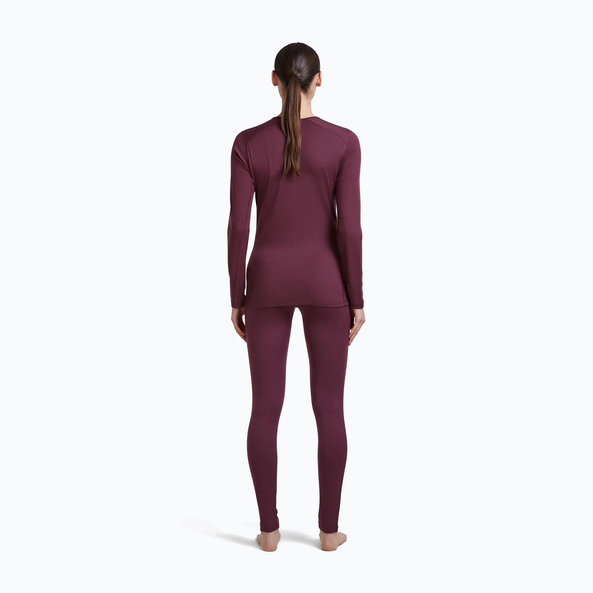 Bluza termoaktywna damska Icebreaker 200 Oasis Crewe Dark Berry 5/7