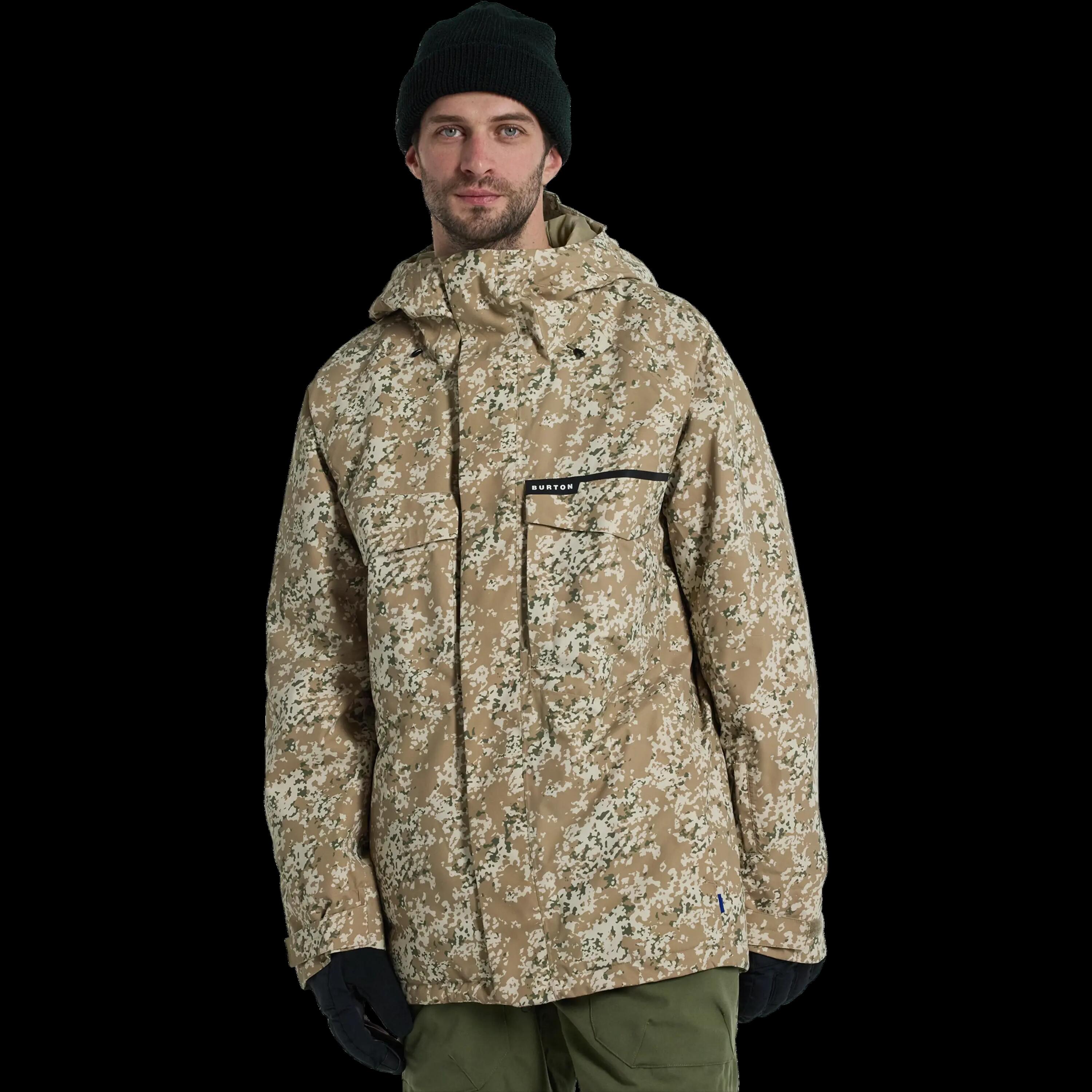 Casaco de snowboard com capuz e fecho Burton Covert 2.0 Camuflagem de Neve 4/8
