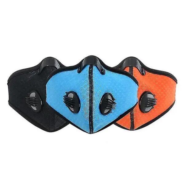 Masque de cyclisme antibactérien anti-poussière, masque de sport à charbon actif 3/5