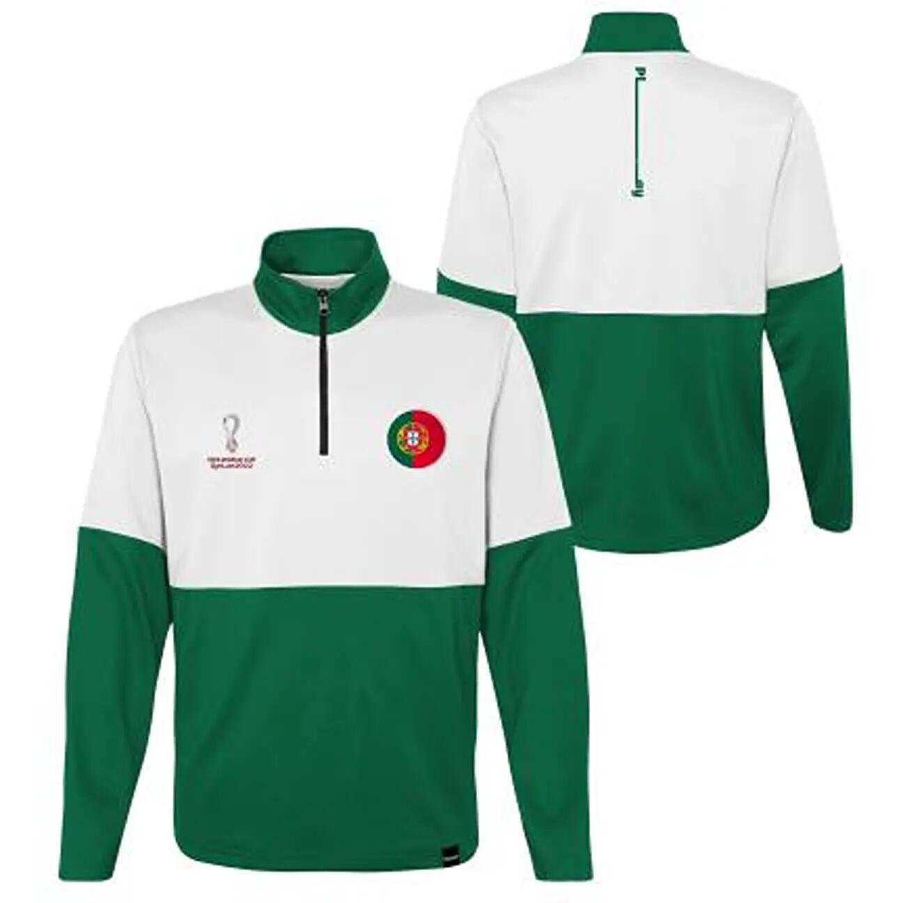 OUTERSTUFF Fifa Country 1/4 Zip Senior Pullover Portugal Schwarz 3/3