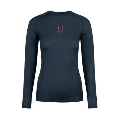Dames-t-shirt met lange mouwen johaug lithe tech-wool