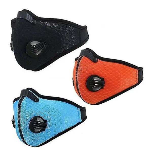 Masque de cyclisme antibactérien anti-poussière, masque de sport à charbon actif 2/5