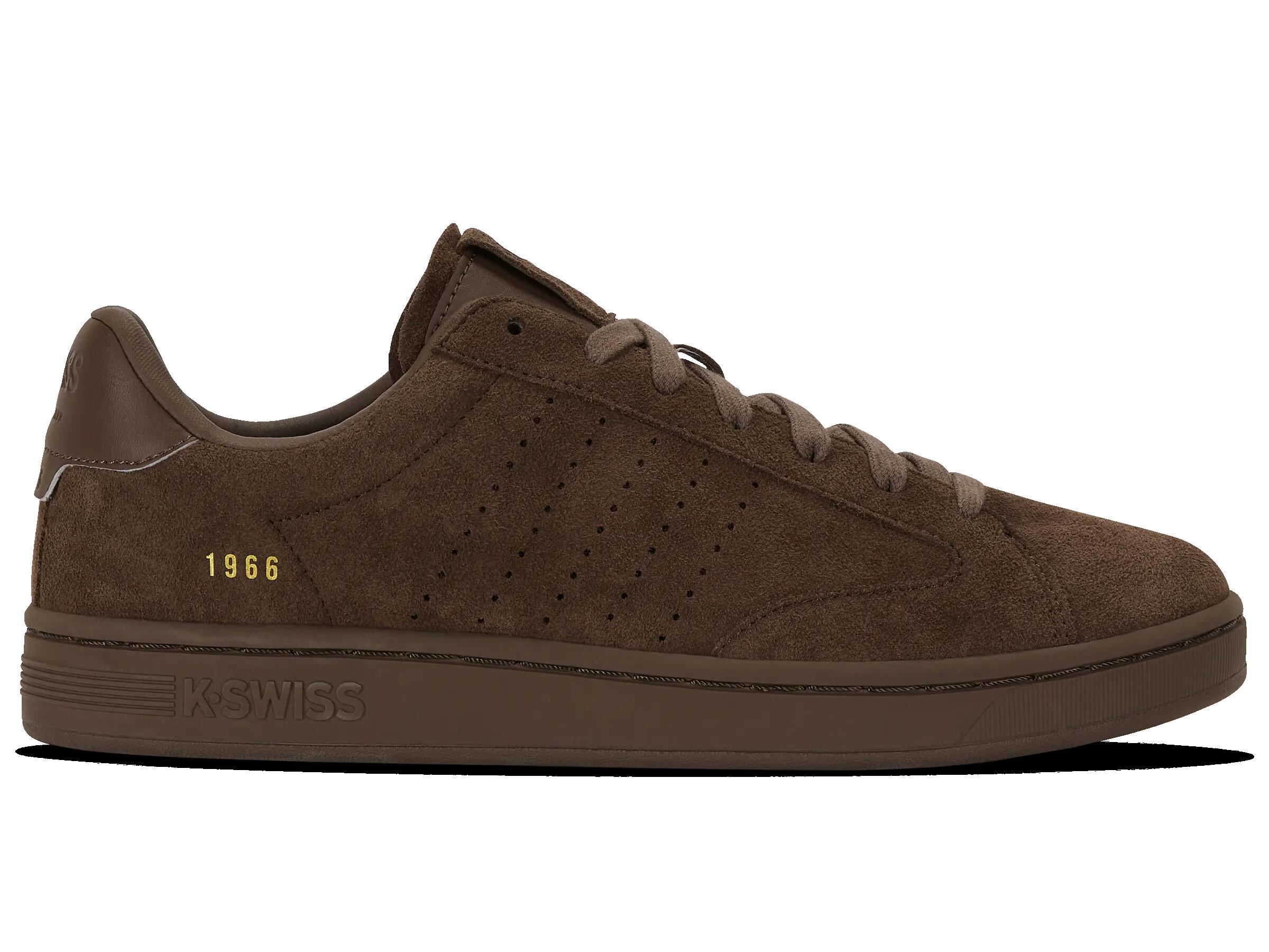 Men’s lifestyle sneakers in suede, K-Swiss Lozan Klub SDE, brown 1/5