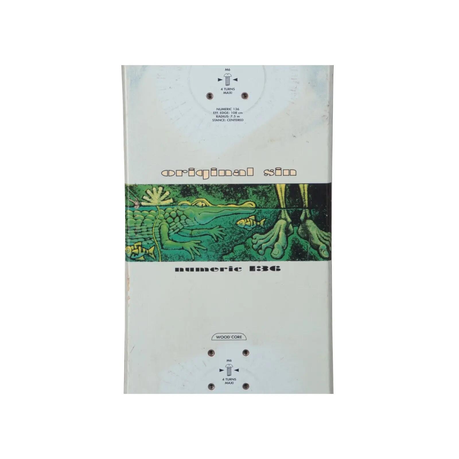RECONDITIONNE - Snowboard Junior O.sin Original + Fixations Coque 3/4