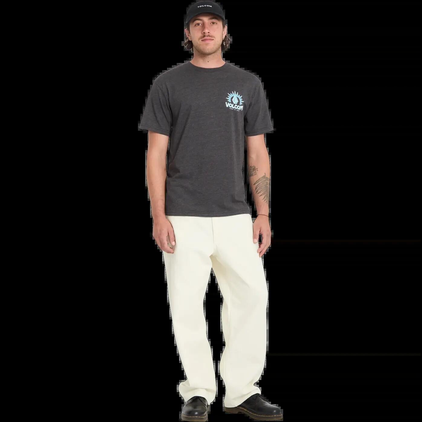 T-shirt Volcom SOLSTICE HTH SST Noir 5/5