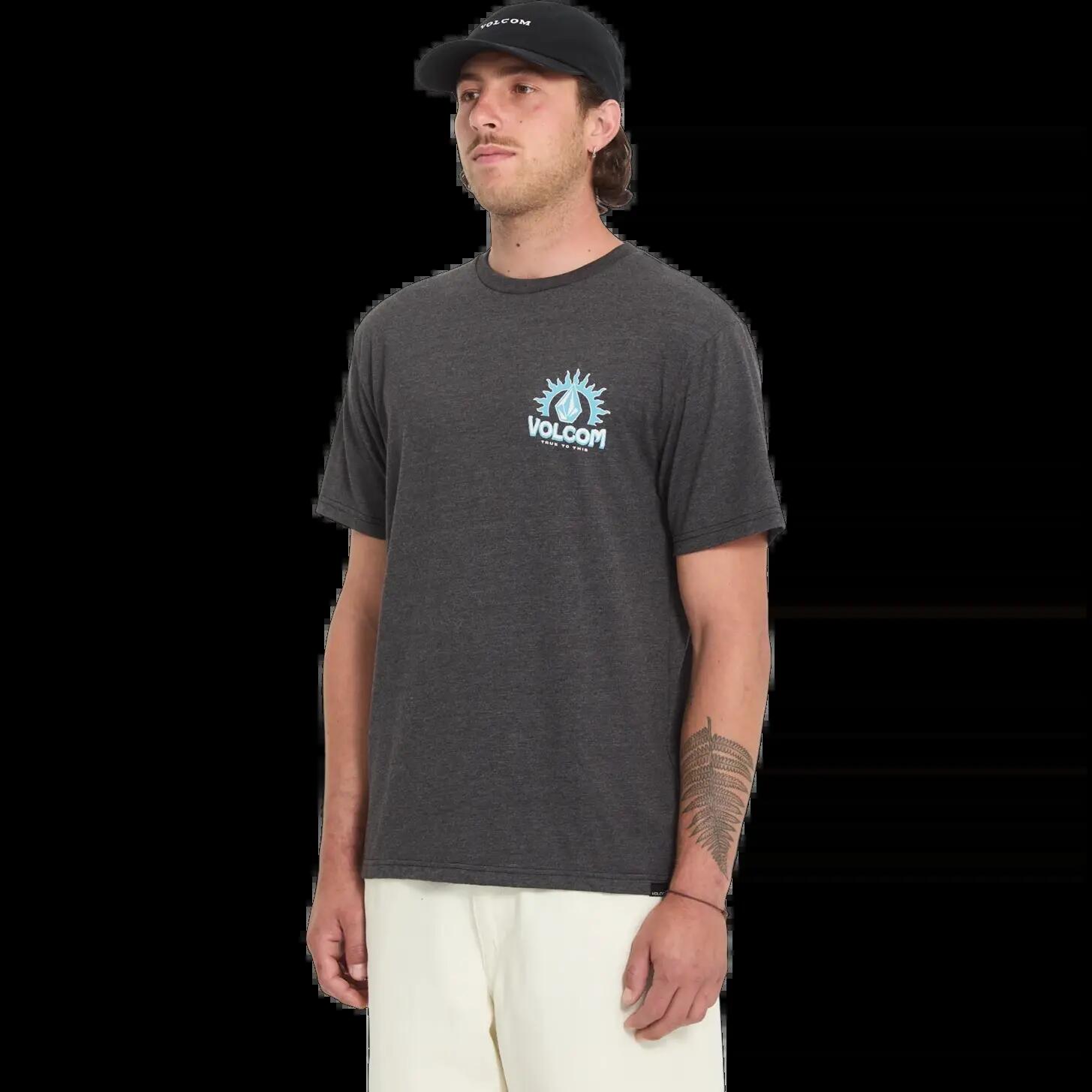T-shirt Volcom SOLSTICE HTH SST Noir 3/5