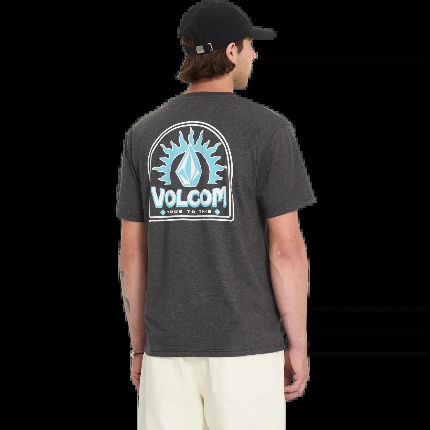 T-shirt Volcom SOLSTICE HTH SST Noir 2/5