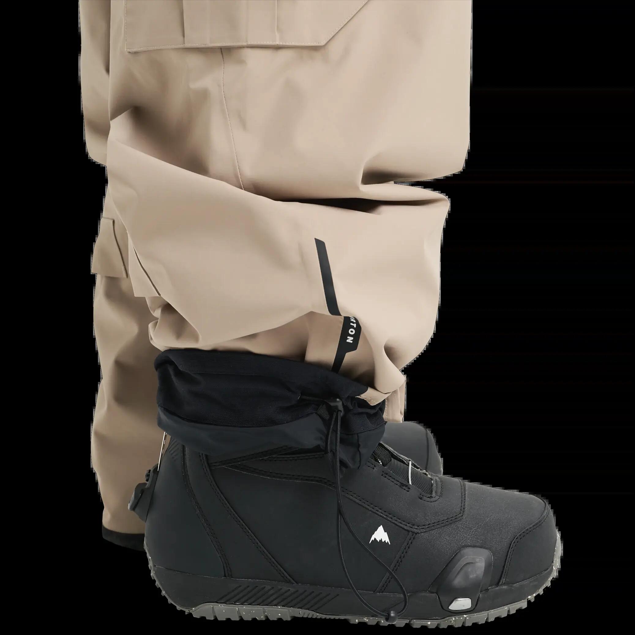 Calças de snowboard Burton Reserve Taupe Cume 5/8