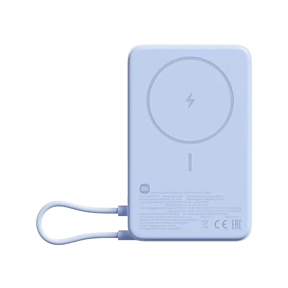 Chargeur portable Xiaomi Power Bank Magnétique 10000 avec support intégré Bleu 3/10