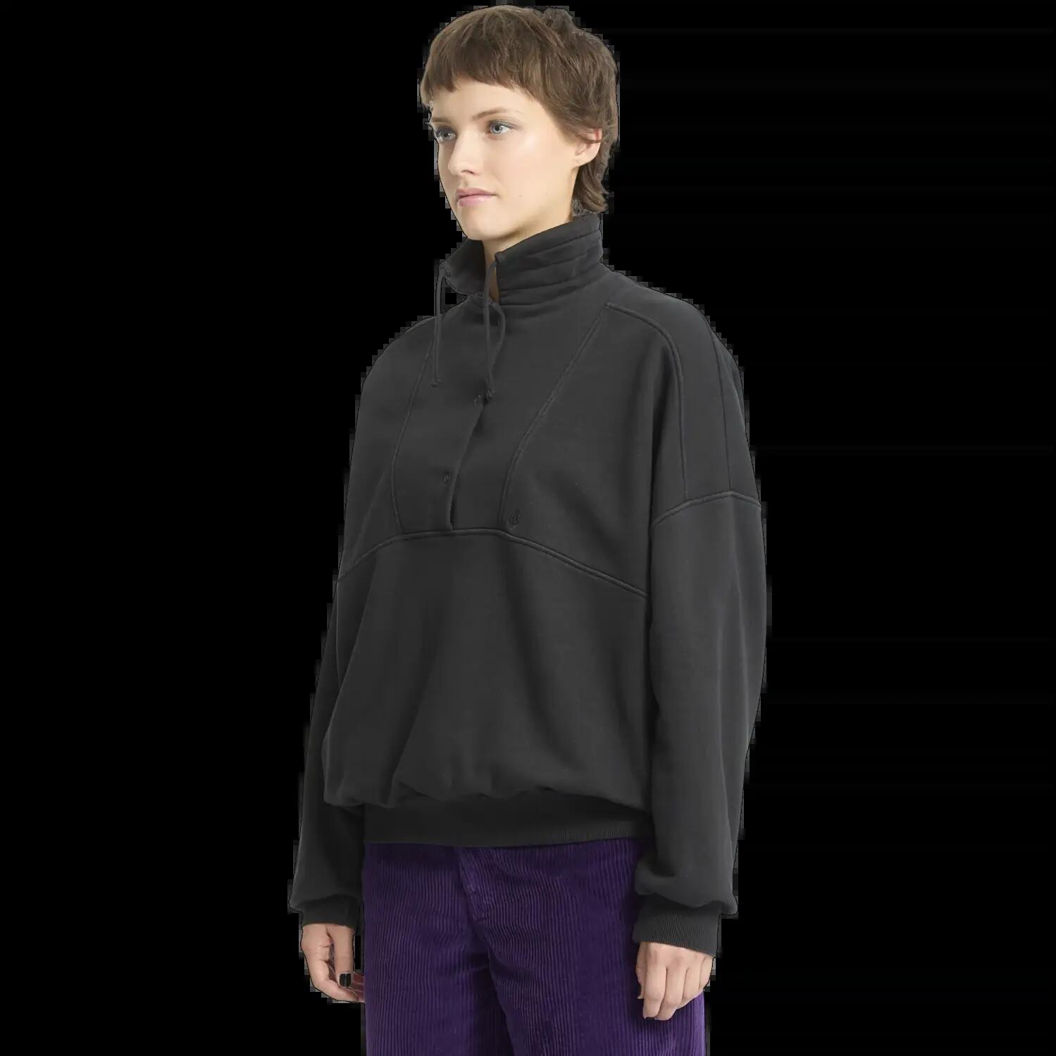 Sweatshirt Volcom Reetrostone Preto Vintage 7/8