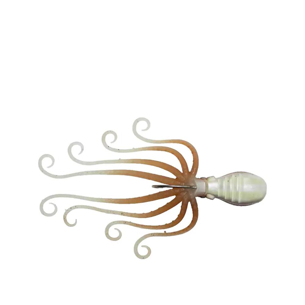 Softbait Savage Gear 3D Octopus Orange UV 8/10