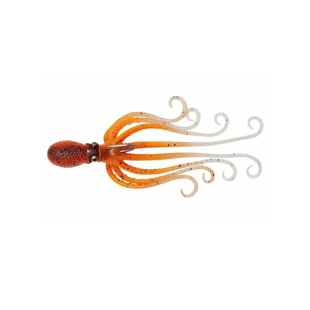 Softbait Savage Gear 3D Octopus Orange UV 5/10