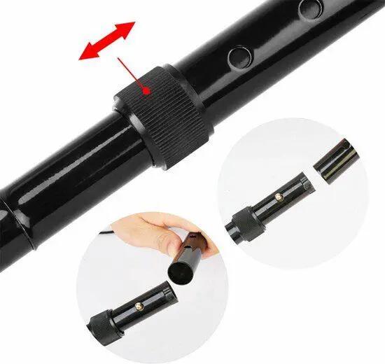 Bâton de marche de haute qualité - Réglable et pliable - 85-95 cm - Bâtons de ra 6/7