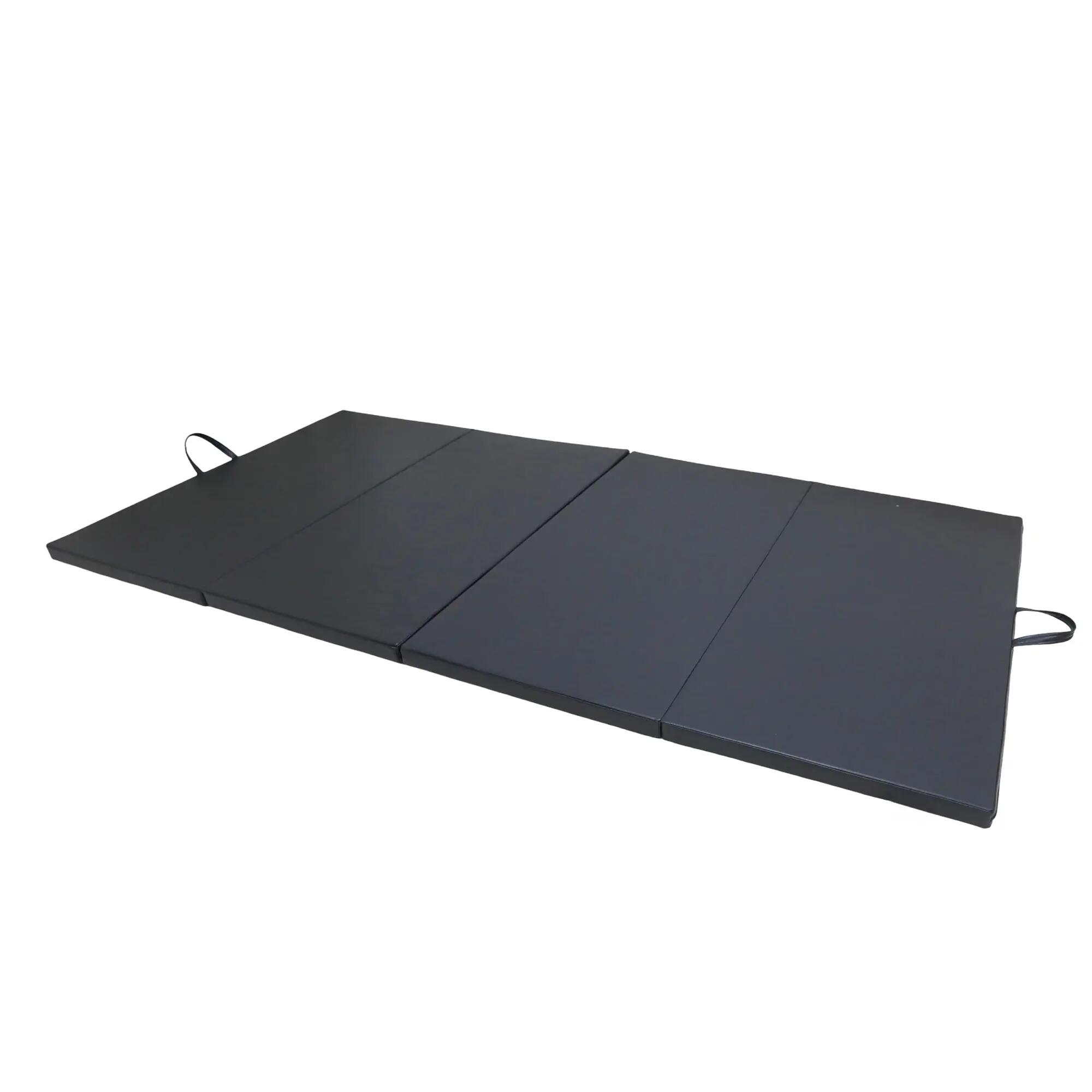 Materac Gimnastyczny Składany Satelitte 240×120×5 Cm - Czarny 2/7