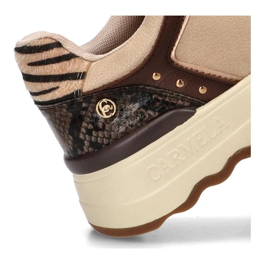 Deportivas Casual Mujer Suela Plana - Modelo 164221 Marron 6/6