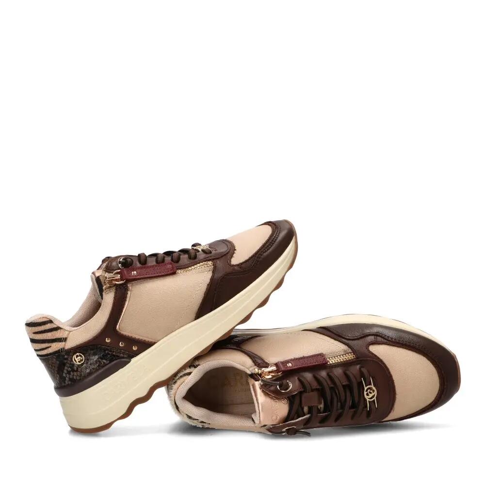 Deportivas Casual Mujer Suela Plana - Modelo 164221 Marron 5/6