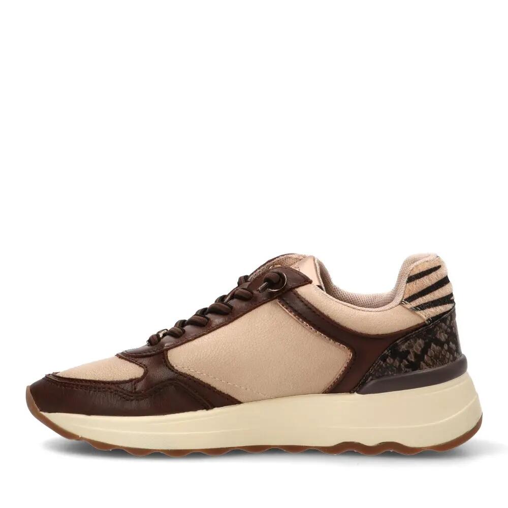 Deportivas Casual Mujer Suela Plana - Modelo 164221 Marron 3/6