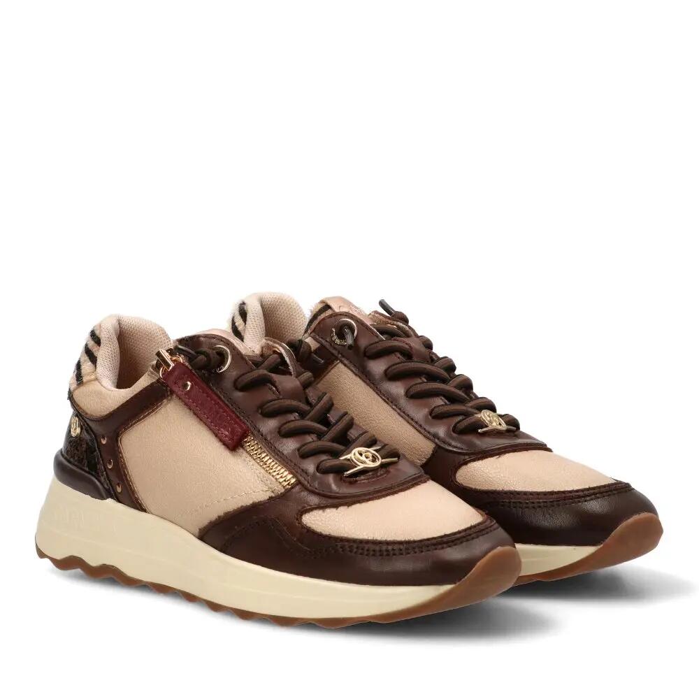 Deportivas Casual Mujer Suela Plana - Modelo 164221 Marron 2/6
