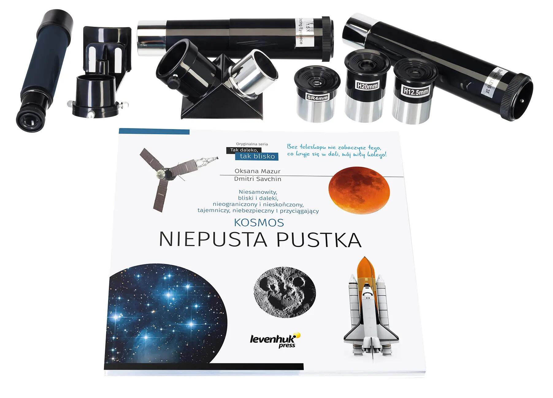 Teleskop Levenhuk Discovery Spark 707 AZ z książką w języku polskim 3/15