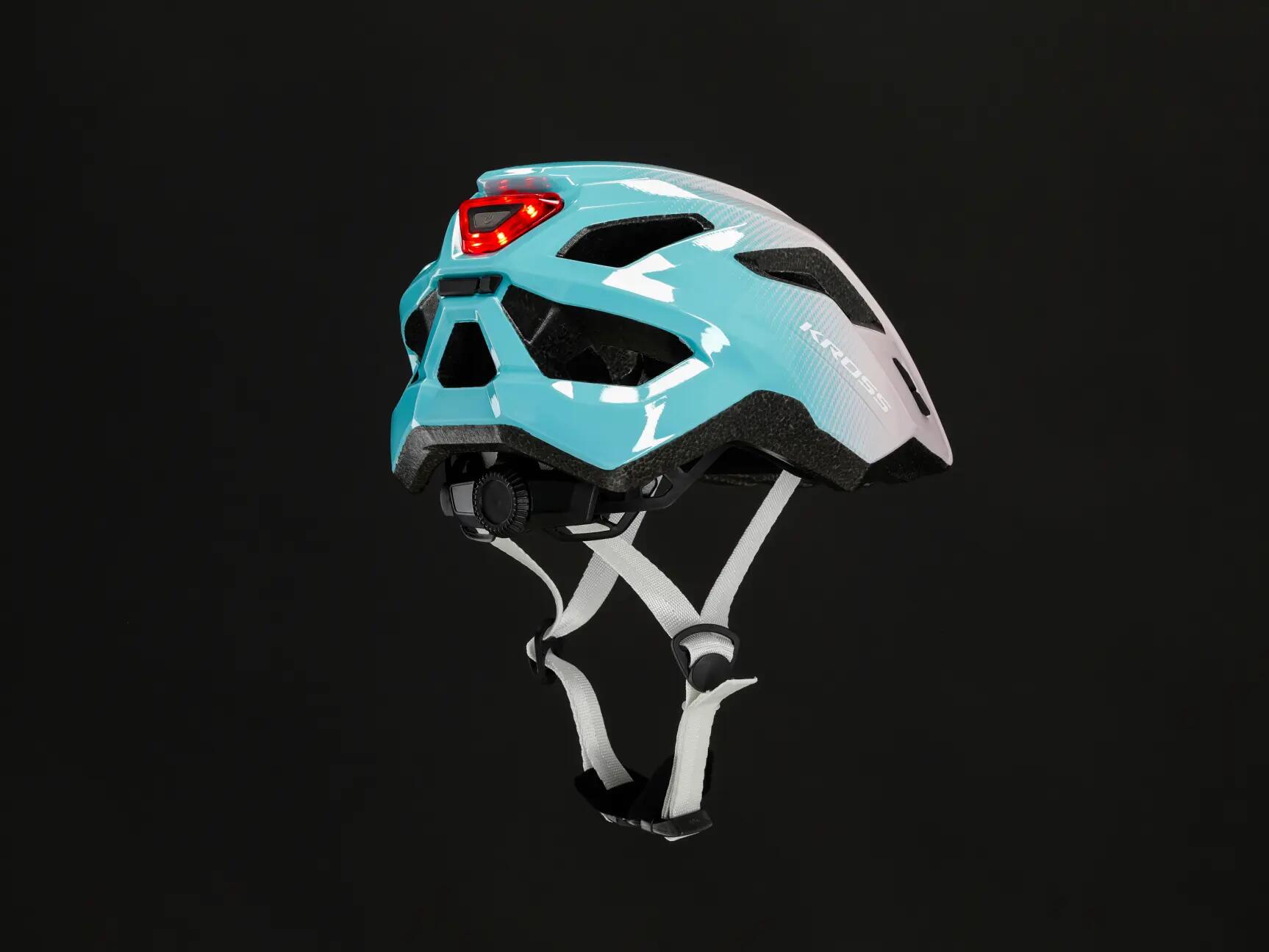 Różowy kask rowerowy dziecięcy KROSS STRATUS 7/7