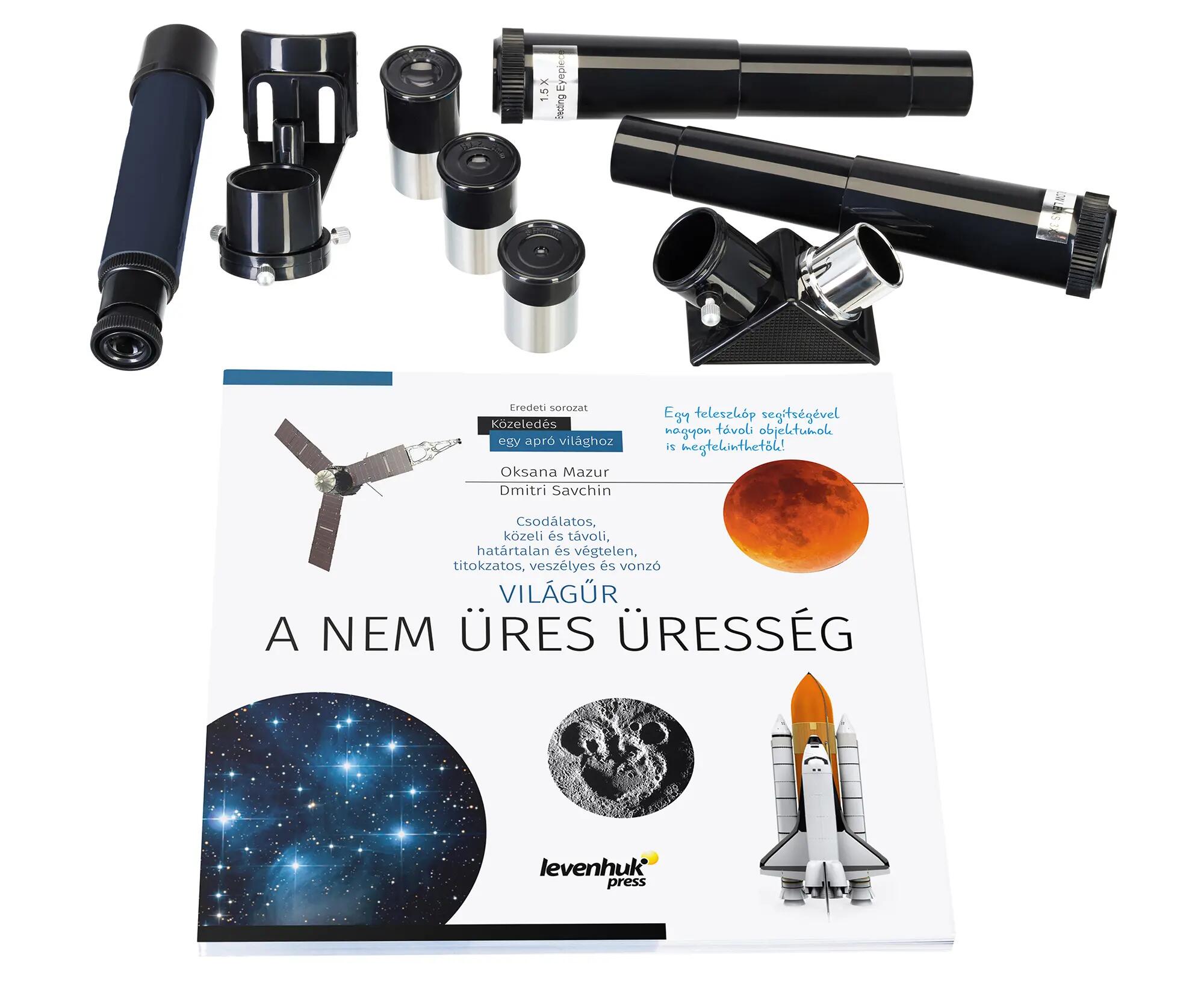 Teleszkóp Levenhuk Discovery Spark 809 EQ és könyv magyar nyelven 3/15