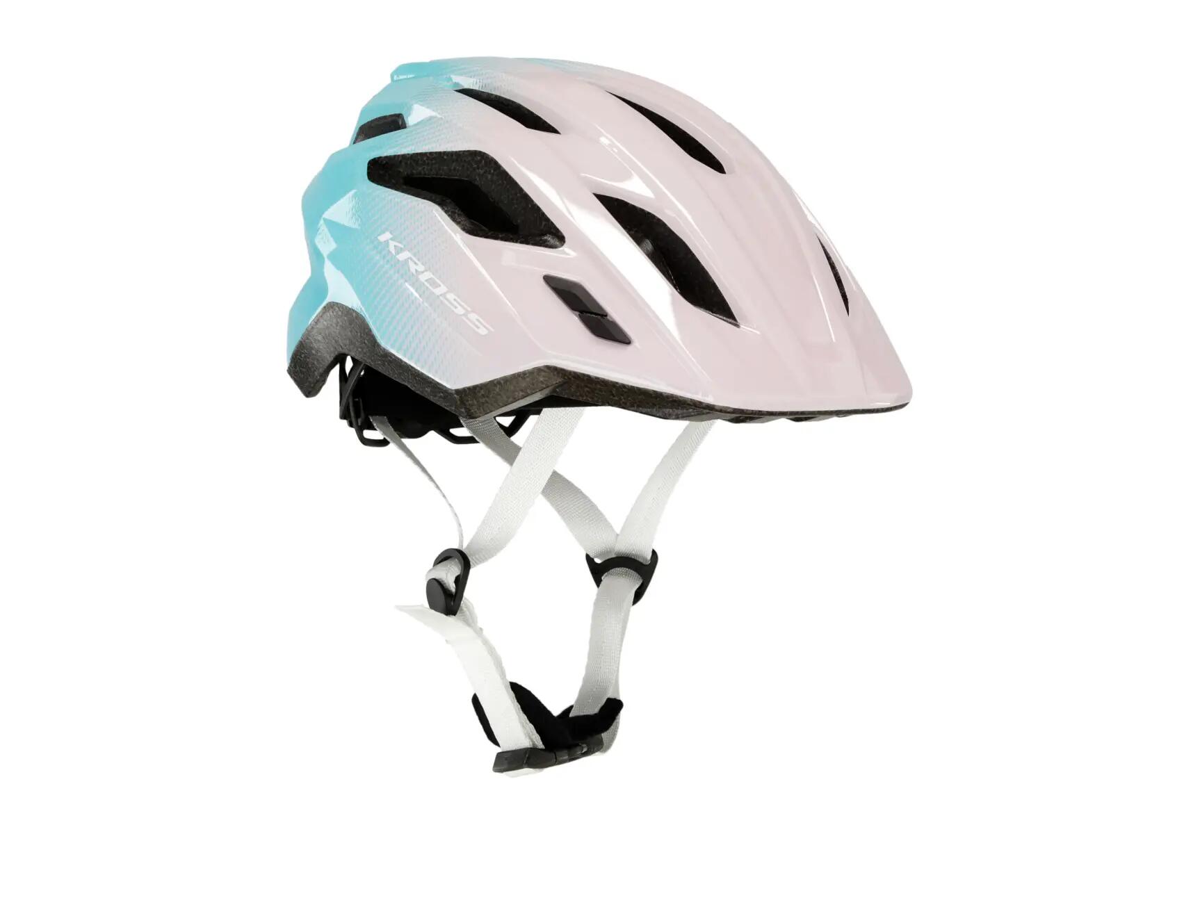 Różowy kask rowerowy dziecięcy KROSS STRATUS 5/7