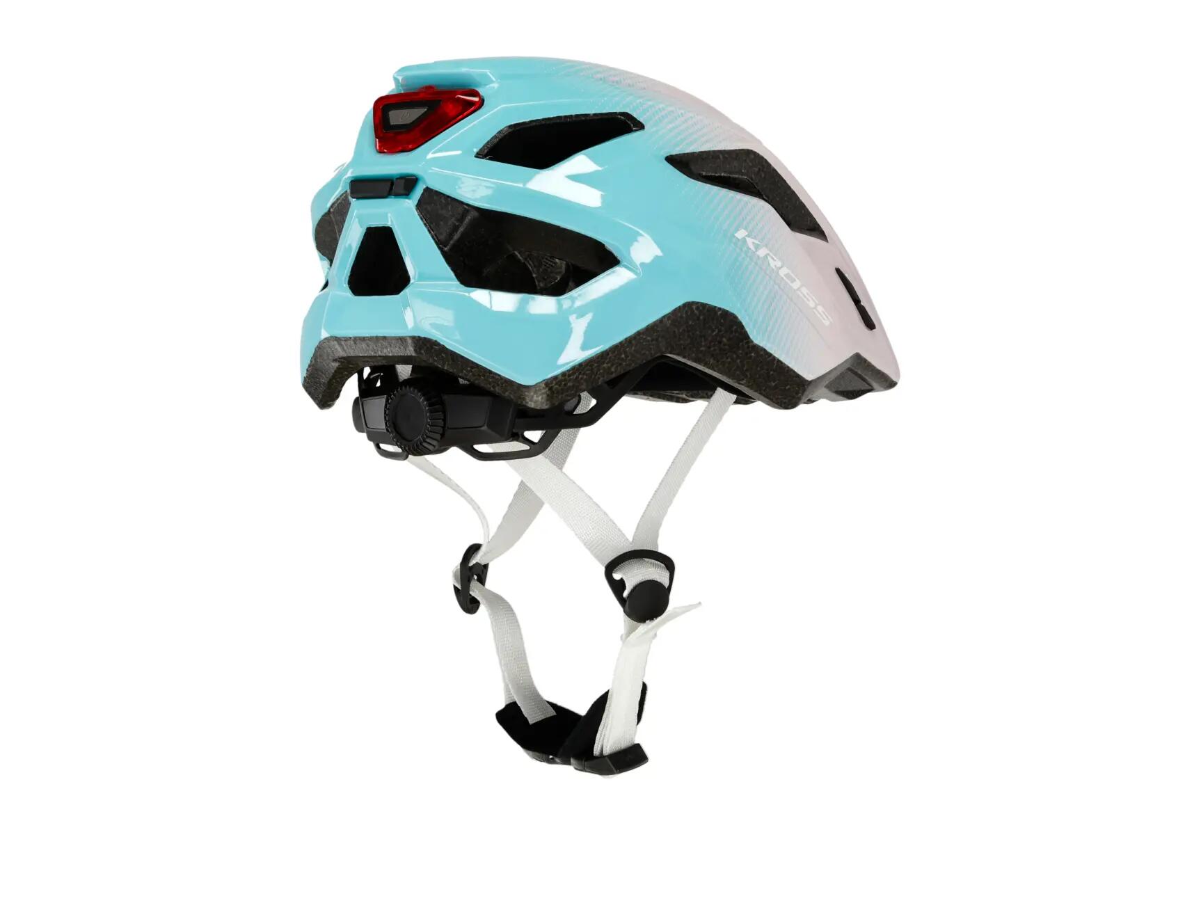 Różowy kask rowerowy dziecięcy KROSS STRATUS 4/7