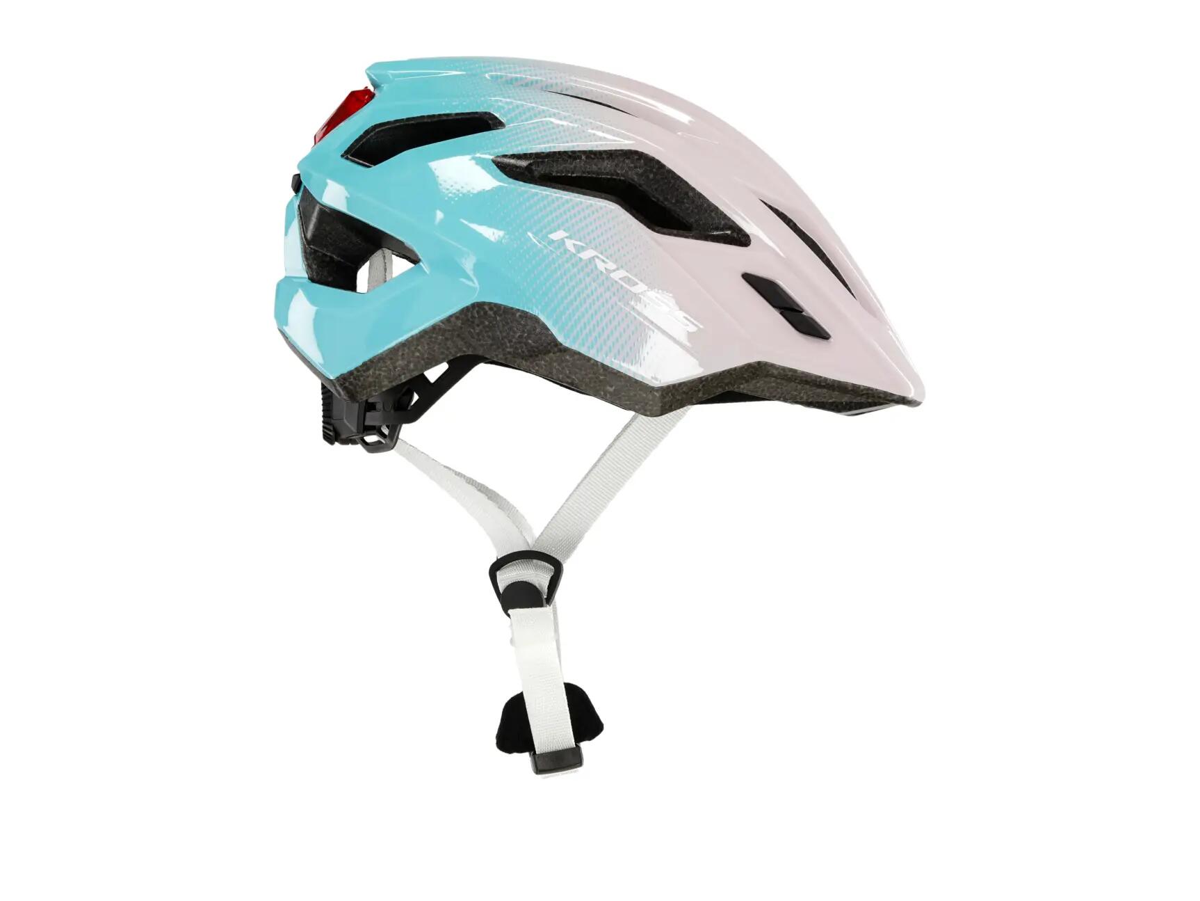 Różowy kask rowerowy dziecięcy KROSS STRATUS 3/7