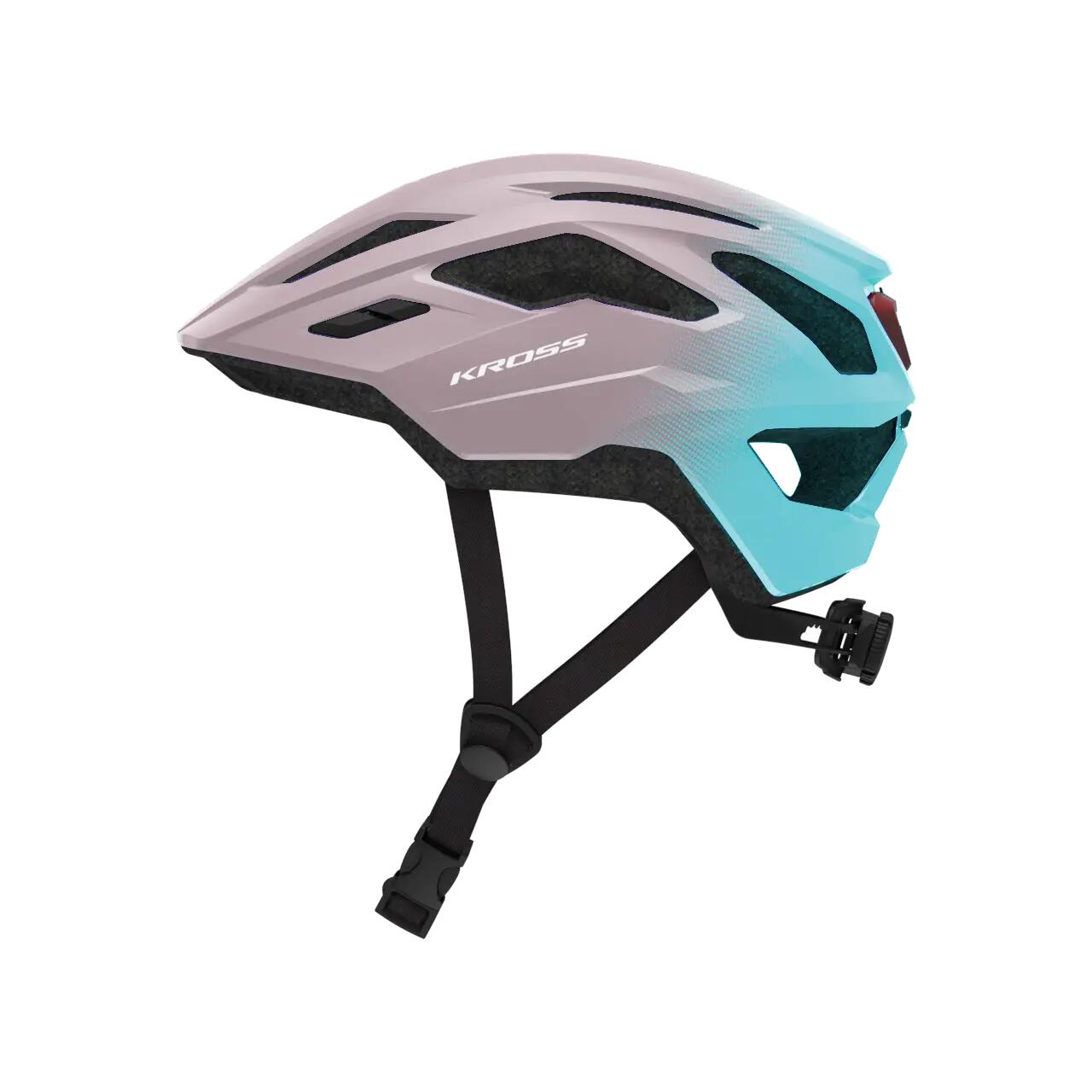 Różowy kask rowerowy dziecięcy KROSS STRATUS 2/7