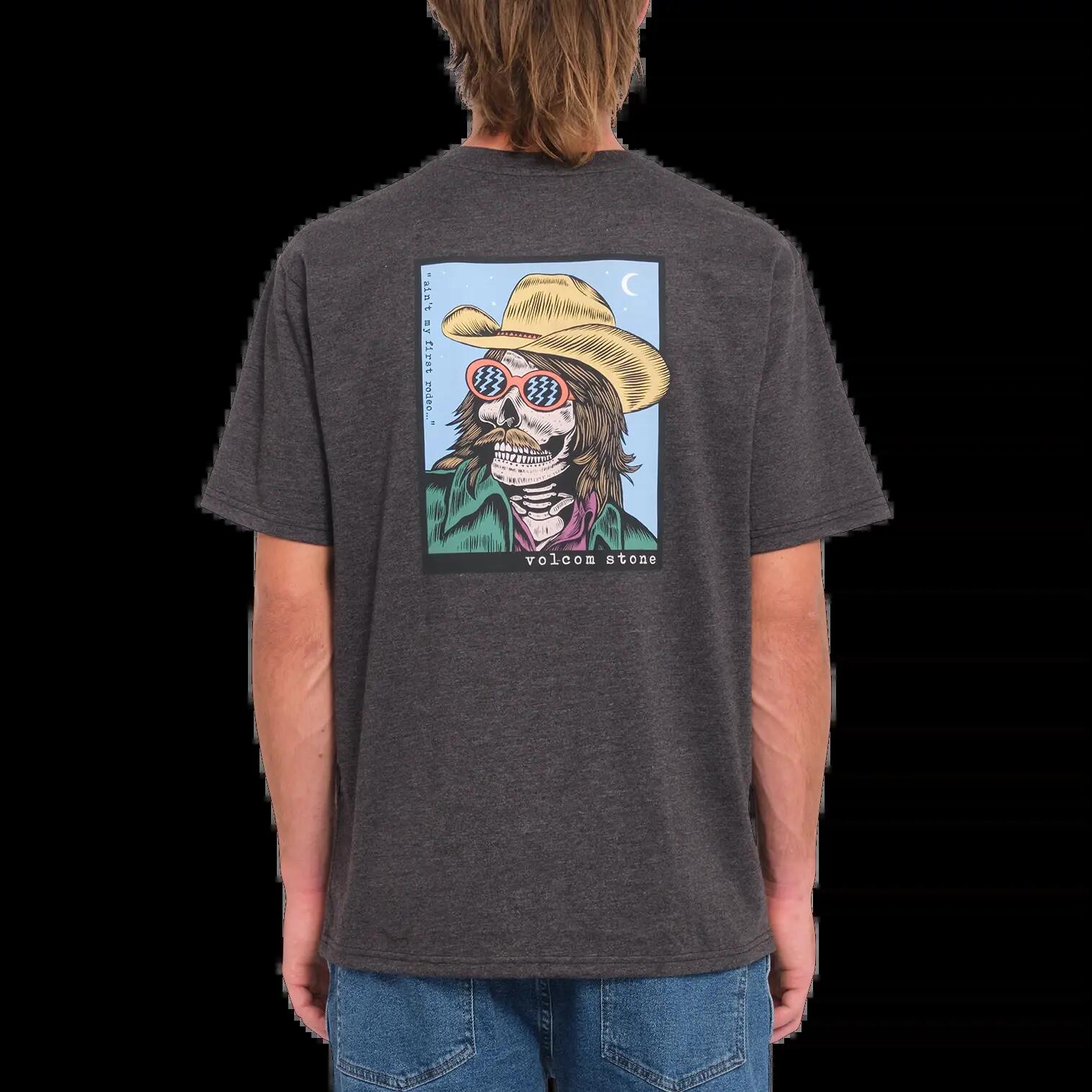 T-shirt Volcom Scowboy Hth Noir Chin�� 2/7