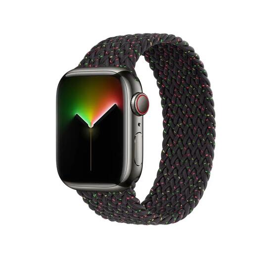 Pulsera Apple Watch trenzada Solo Loop Negra