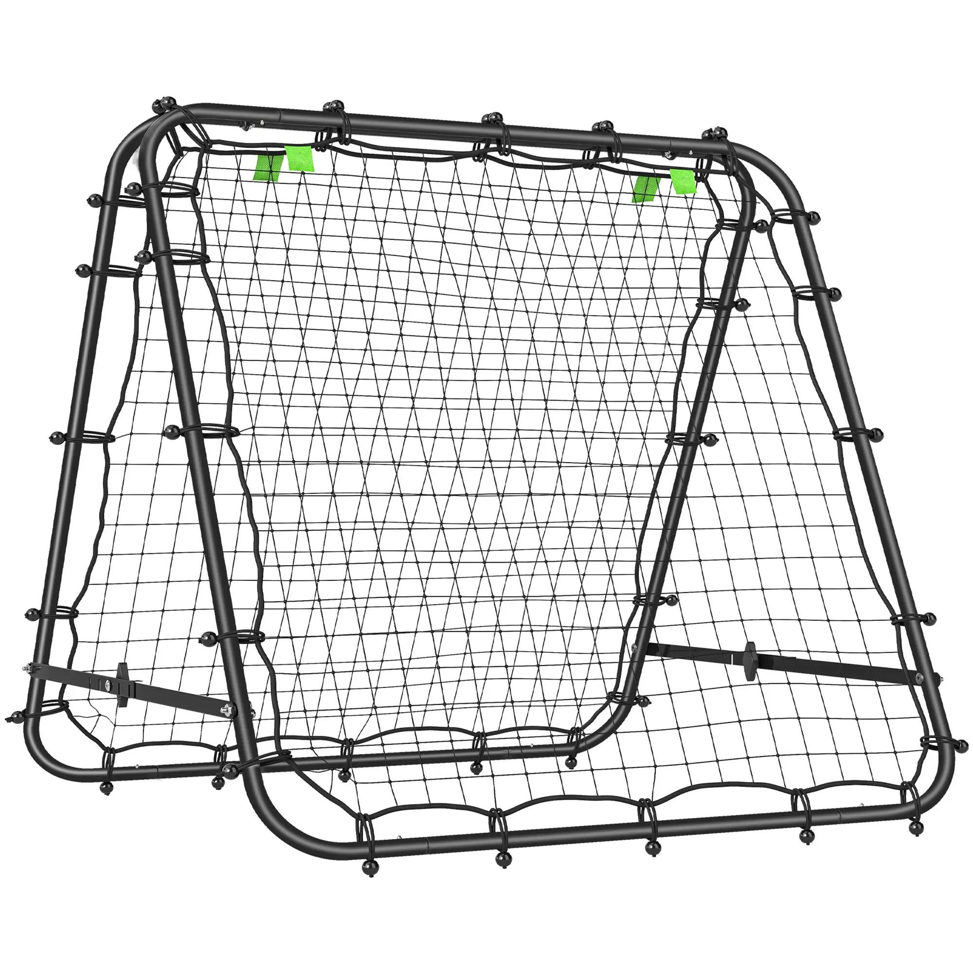Filet de rebond pliable à angle réglable pour l'entraînement au football, 1/9