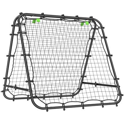 Filet de rebond pliable à angle réglable pour l'entraînement au football,
