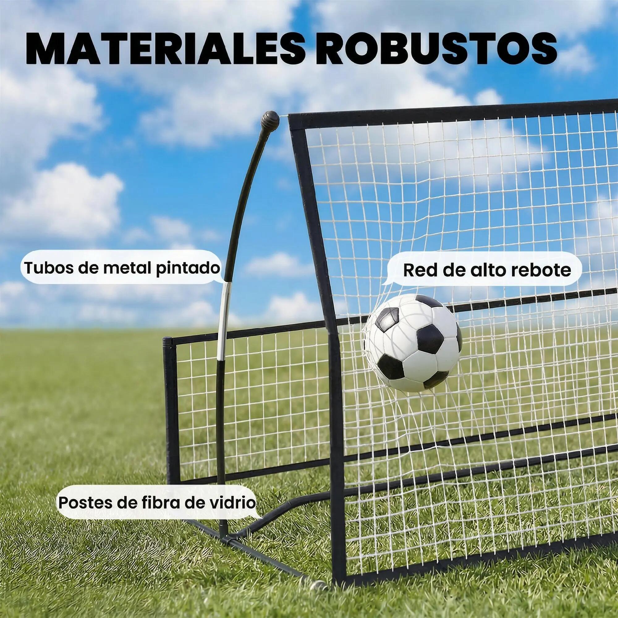 Filet de rebond pliable 2 en 1 avec sac de transport pour l'entraînement de 7/9