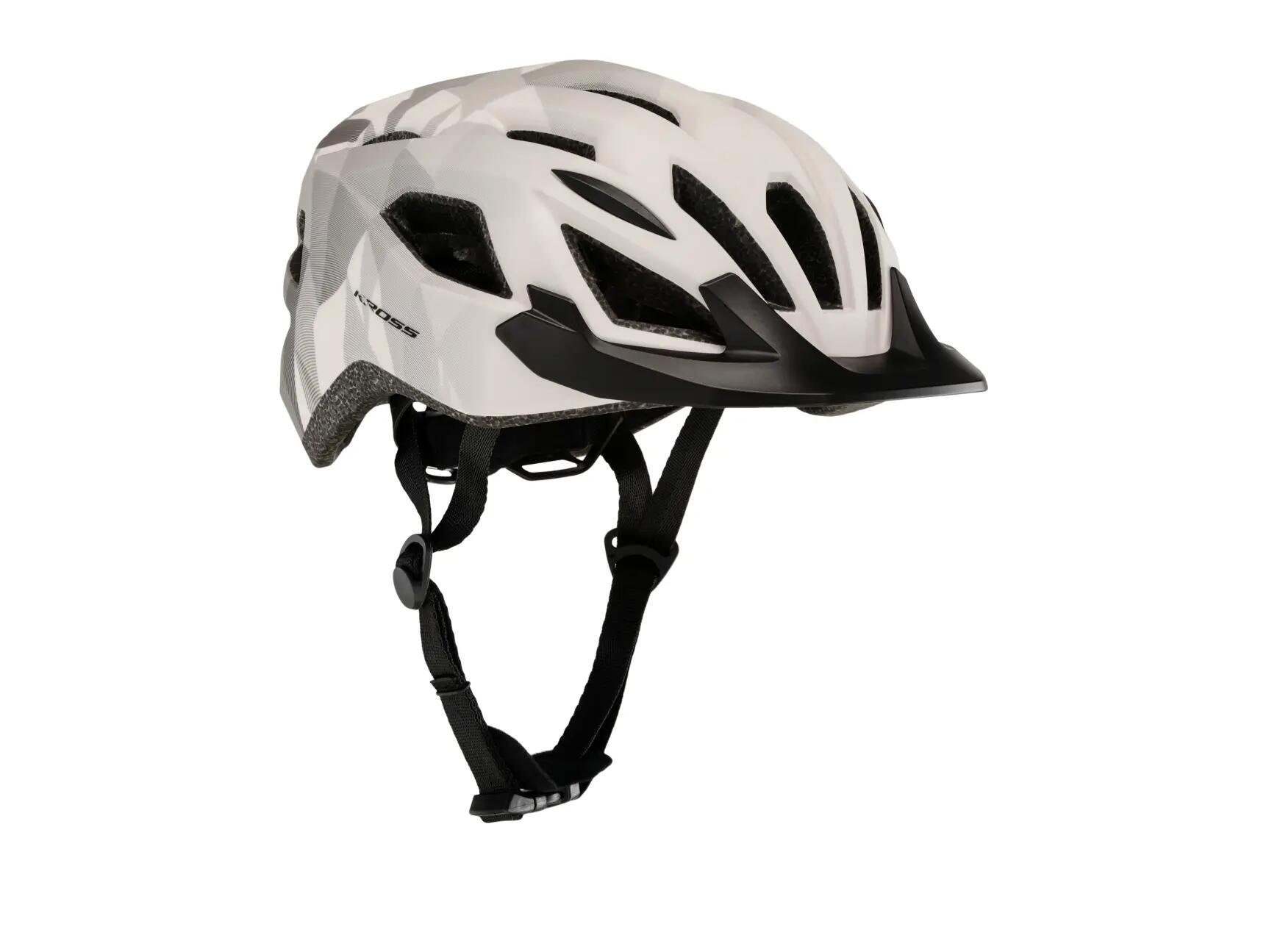 Szary kask rowerowy MTB KROSS RIDEX 6/7