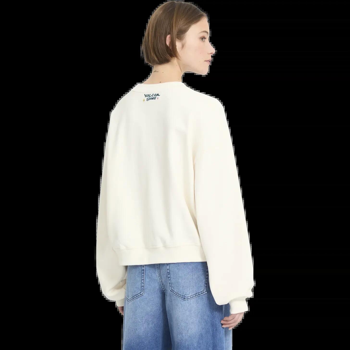 Sweat Volcom FA BRUNO LUCAS CREW Blanc naturel 2/6