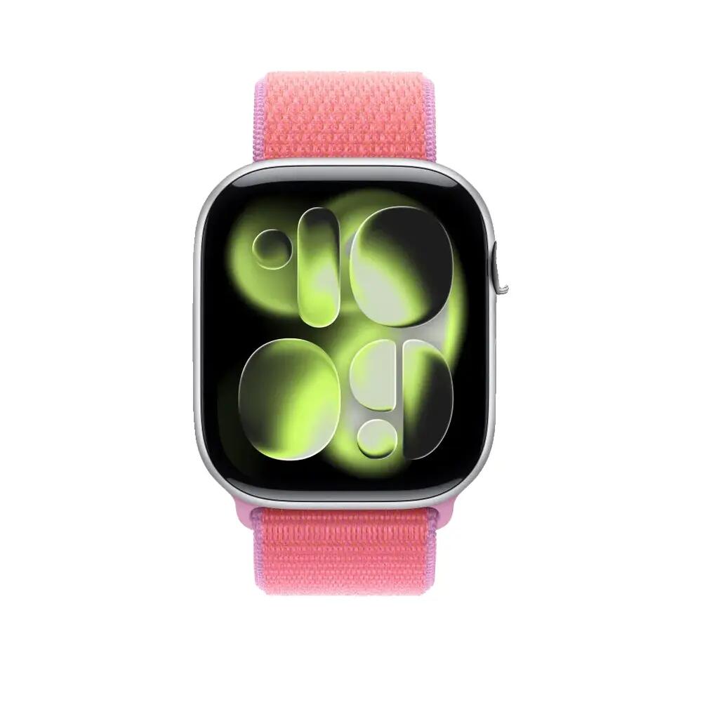 Bracelet Apple Sport Loop Unisexe en Nylon Recyclé - Guava Éclatant 3/3