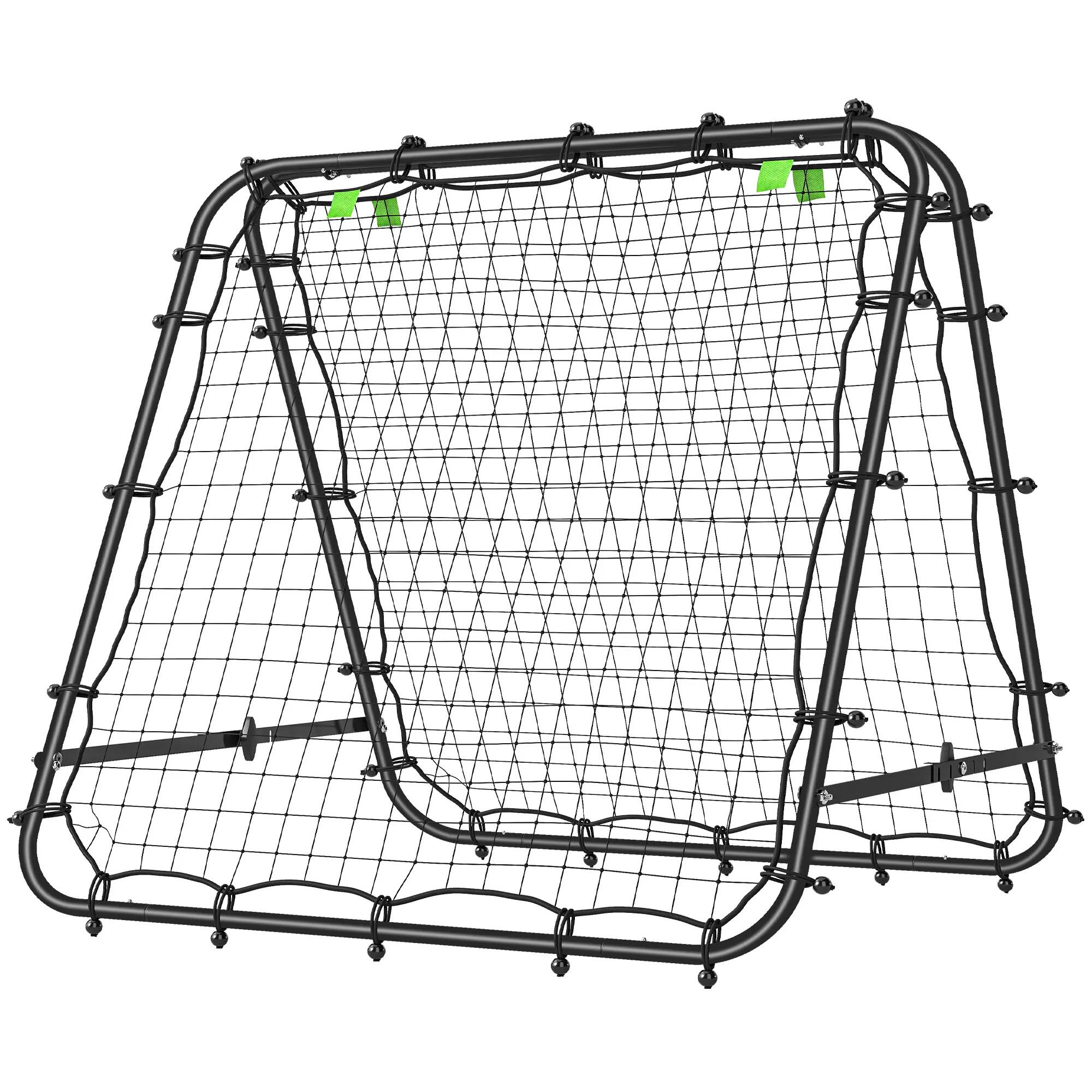 Filet de rebond pliable à angle réglable pour l'entraînement au football, 2/9