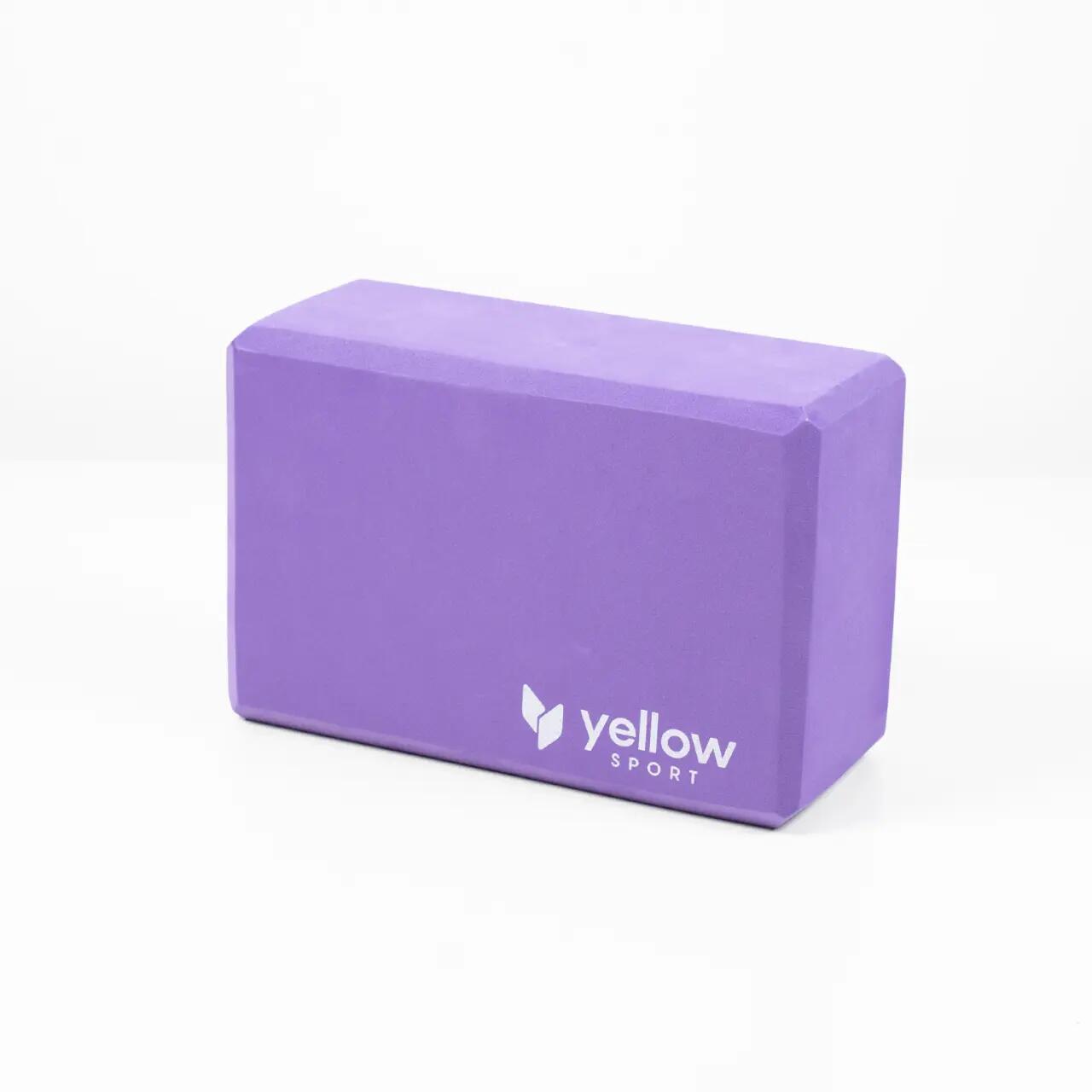 Kostka do jogi z naturalnego korka yellowSPORT yellowBLOCK Yoga Cork 2/4
