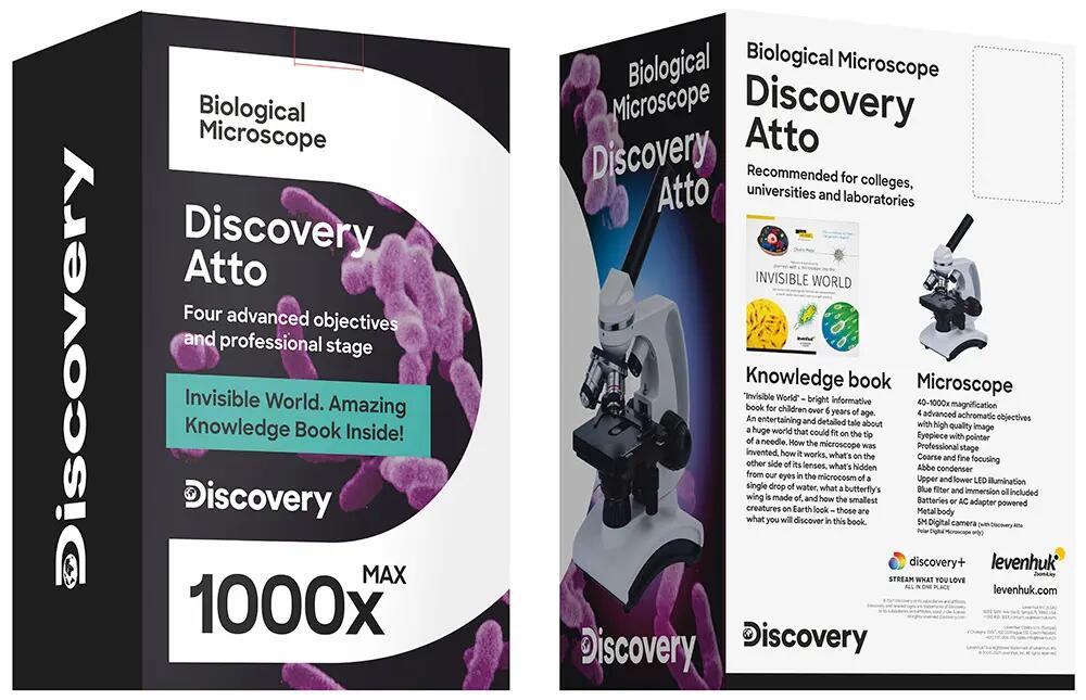 Mikroskop cyfrowy Levenhuk Discovery Atto Polar z książką w języku polskim 11/11