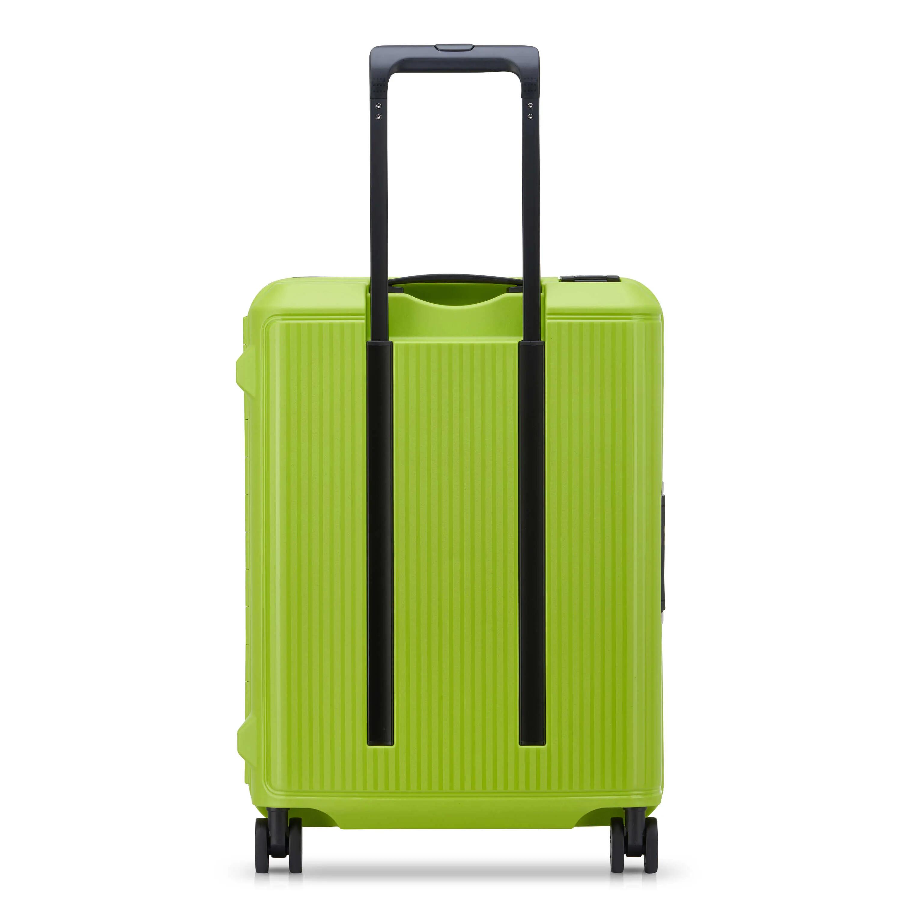 Delsey Benetton Color Block Mała limonkowa walizka kabinowa 55 cm 2/8