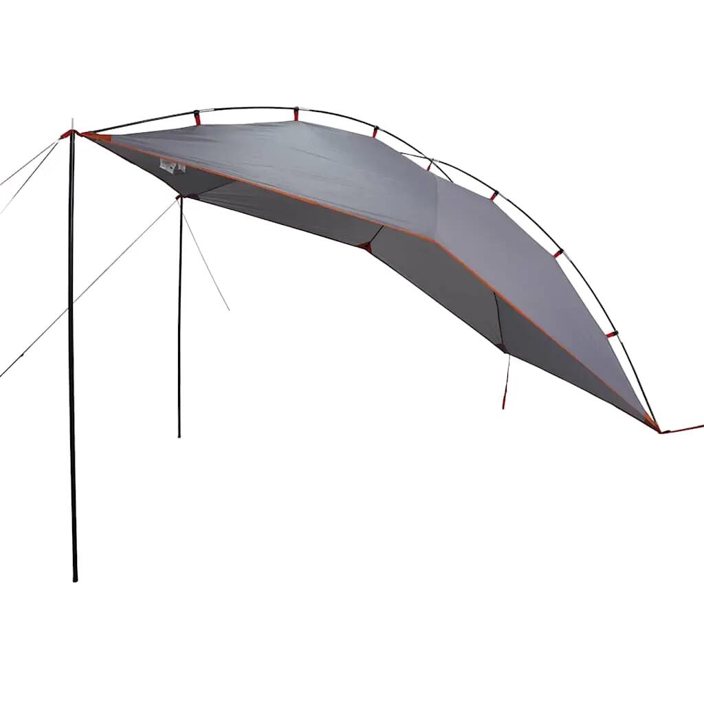 VidaXL Tente de voiture imperméable gris et orange 7/7