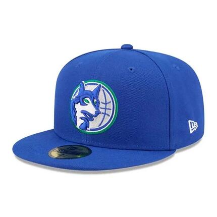 Casquette NBA Minnesota Timberwolves New Era Hardwood Classic 59FIFTY Bleu